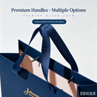 Sac en papier cartonné de luxe écologique, échantillons personnalisés gratuits, emballage pour vêtements/chaussures, sac cadeau rose, votre propre logo, laminage