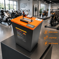 Batterie semi-solide LiNiMnCoO2 72V 40Ah cylindrique 18650/21700 avec BMS, 2000 cycles, pour véhicules électriques - Vente en gros