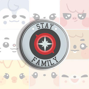 Beliebte K-Pop Idol-Gruppe Stray Kids SKZ Bar-Brosche Niedliche Tier-Blechabzeichen 58mm Cartoon Werbeartikel Großhandel - Product Image 5