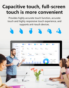 <span class=keywords><strong>Tablette</strong></span> Android 11 personnalisée de 32 pouces pour la publicité de salle de réunion de restaurant 1920x1080 RK3566 miroir magique mural nouveau produit - Product Image 5