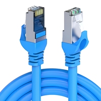 Câble de raccordement RJ45 Cat6A SFTP haute fréquence 10 Gbit/s utilisé pour les serveurs cloud et les périphériques de stockage réseau