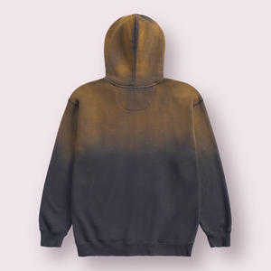 Sweat à <span class=keywords><strong>capuche</strong></span> zippé pour <span class=keywords><strong>homme</strong></span>, 400 grammes, coupe classique, en molleton bouclette, avec fermeture éclair intégrale, effet délavé à l'acide, style vintage - Product Image 3