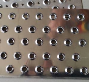 Interblocco reticolo di sicurezza plancia in metallo impugnatura con montante mezzanino Decking con finitura a trama semplice taglio traforato lavorato - Product Image 4