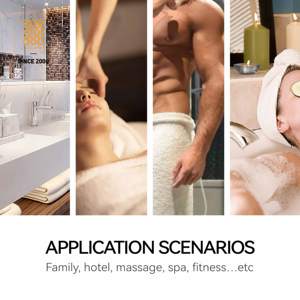 Chất Lượng Cao Cấp Sang Trọng Trắng Bông Mặt Khăn Set 5 Sao Khách Sạn Phong Cách Màu Rắn Cho Phòng Tắm - Product Image 6