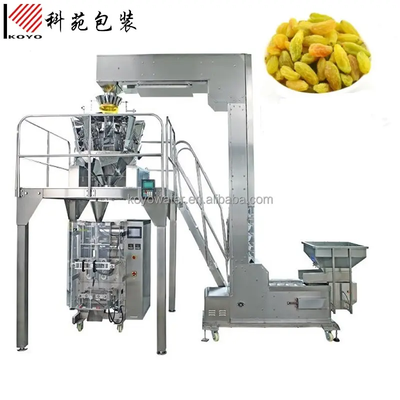 Automatic 100g 500g 1kg Potato Chips Weighing Filling Packing Packaging Machine, Gusset Bag, with Nitrogen Gas Filled