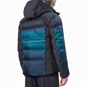 Chaquetas de Invierno Impermeables de Nailon para Hombre, Chaqueta de Esquí con Diseño Degradado de Color Montaña - Product Image 2
