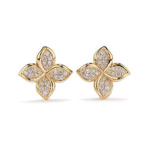 Fine Lab Grown Diamond Stud <b>Earrings</b> for Women Round Brilliant Cut 925 Sterling <b>Silver</b> Luxury Fashion Jewelry Gift - Product Image 2