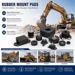 Isolateur de vibrations moteur en caoutchouc robuste pour chargeuse sur pneus, chariot élévateur, bulldozer, rouleau compresseur, pièces de construction - Product Image 3