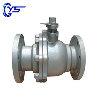 Katup Bola Flens Q41F WCB Air Minyak Uap Suhu Operasi 200 PTFE Soft Seal DN50-DN150 PN16/25/40