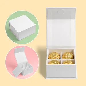 Luxo Custom Printed Design Retail Display Paper Box Encerramento magnético Valentine Sweet Candy Foil Paper Chocolate Bar Embalagem