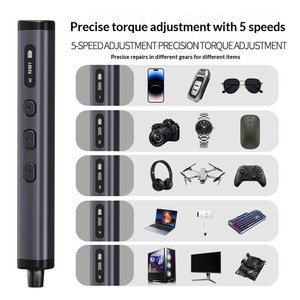<span class=keywords><strong>JIAFA</strong></span> – Kit de tournevis électrique 78-en-1 avec 5 vitesses de couple, écran LED et USB-C pour réparation de téléphones - Product Image 3