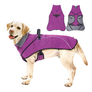 Outono Inverno Windproof Waterproof Nylon <span class=keywords><strong>Pet</strong></span> Traje Roupas Moderno Padrão Sólido Casacos para Cães Grandes Simples Popular para Animais de Estimação - Product Image 1