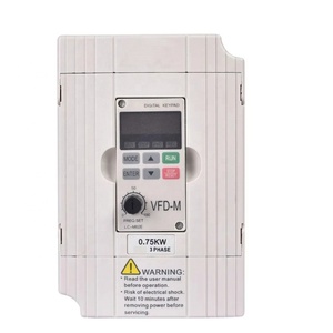 Variador de Frecuencia (VFD) Trifásico de 380V, 1HP, 2HP, 0.75kw, 1.5kw, 2.2kw, 3.7kw, 5.5kw, 7.5kw, Fabricado en China - Product Image 1