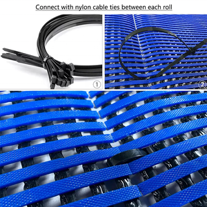Alfombrilla de goma hueca para suelo de piscina, estera antideslizante para exteriores, rollo de 10m de espesor, para área húmeda, 10mm - Product Image 6