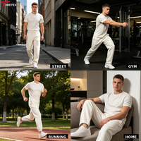 Pantalon de jogging technique en molleton TIMETEX pour homme, coupe ample, avec cordon de serrage, respirant, extensible dans 4 directions, séchage rapide, OEM
