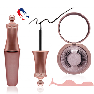 Eyeliner liquide noir minéral imperméable, kit de faux cils magnétiques <span class=keywords><strong>3D</strong></span>, faux cils réutilisables - Product Image 2