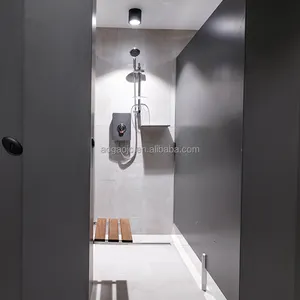 샤워 파티션 디자인 스테인레스 스틸 액세서리 화장실 칸막이 포장 마차