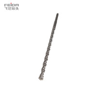 Marteaux perforateurs électriques FEIDA à 4 flûtes de type croisé, foret SDS Plus pour murs en béton armé