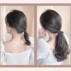 Sangle de cheveux queue de cheval S Curl WBF160E jante de cheveux durable avec cravate pour une coiffure confortable - Product Image 1