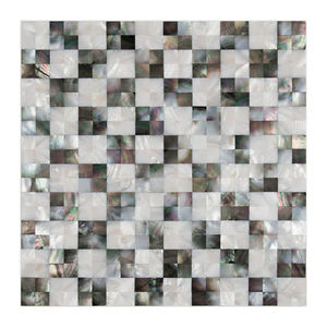 China Interior Diseño moderno Cocina Backsplash Impermeable Natural Shell Madre de perla Azulejo de mosaico para baño y baño - Product Image 6