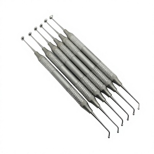 เครื่องมือขูดหินปูนแบบสองด้าน Universal Curette สำหรับงานทันตกรรม ทำจากสแตนเลส ใช้งานด้วยมือ ปลายหยัก - Product Image 3