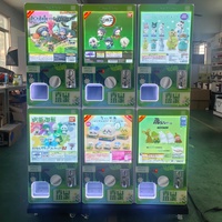 Distributeur automatique de capsules Gacha, compatible paiement par pièces/billets/code QR, fabriqué par le fabricant d'origine (OEM), pour jouets en capsules de 50-80 mm
