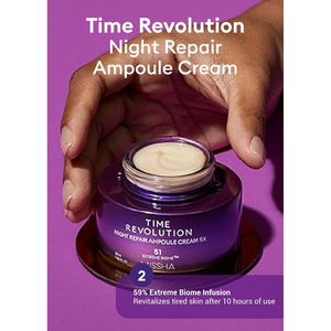 Coffret Cadeau Missha Time Revolution Night Repair 5X : Ampoule, Crème, Essence, Soin Anti-Âge pour le Visage, Tous Types de Peau - Product Image 6