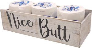 <strong>Nice</strong> Butt Bathroom <strong>Box</strong> Toilet <strong>Storage</strong> <strong>Box</strong> Toilet Paper <strong>Storage</strong> Back of Toilet <strong>Box</strong> - Product Image 3