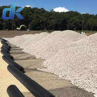 PP Geomalla personalizado 1,5 m 2m ancho del rollo 15kn 20kn 30kn plástico uniaxial biaxial polipropileno PP geomallas para Ecuador