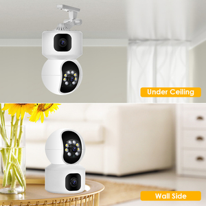 4MP đầy đủ màu sắc tầm nhìn ban đêm WIFI PTZ <span class=keywords><strong>Robot</strong></span> <span class=keywords><strong>Camera</strong></span> an ninh trong nhà không dây Màn hình kép icsee CMOS Bộ nhớ đám mây âm thanh hai chiều - Product Image 5