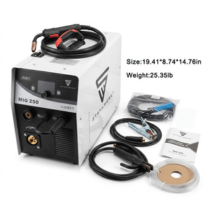 Postes à souder portables 4-en-1 110V/220V <span class=keywords><strong>MIG</strong></span>/Gaz sans gaz FCAW/Lift TIG/MMA, machine à souder à onduleur IGBT pour STAHL WERK MIG250 - Product Image 1