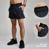 JIEJIN Short de jogging Cargo à cordon de serrage à compression à séchage rapide personnalisé pour hommes Gym Sport