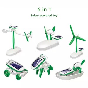 6 trong <span class=keywords><strong>1</strong></span> năng lượng mặt trời lắp ráp đồ chơi động vật khoa học và giáo dục Câu Đố DIY lắp ráp đồ chơi giáo dục - Product Image 3