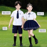 Kostum Pertunjukan Seragam Kelas Foto Wisuda Sekolah Dasar Seragam Musim Panas Taman Kanak-Kanak Pakaian Panggung Paduan Suara Recitation Puisi