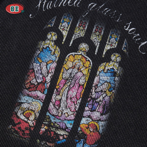 Vêtements pour hommes |   T-shirt à manches courtes ample et respirant <span class=keywords><strong>en</strong></span> tissu gaufré délavé et vieilli, style streetwear américain, coupe raglan, motif original - Product Image 2