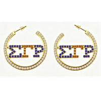 Boucles d'oreilles clous en alliage ZPB Zeta Phi Beta de qualité supérieure, bijoux cadeau pour amies, accessoires pour filles