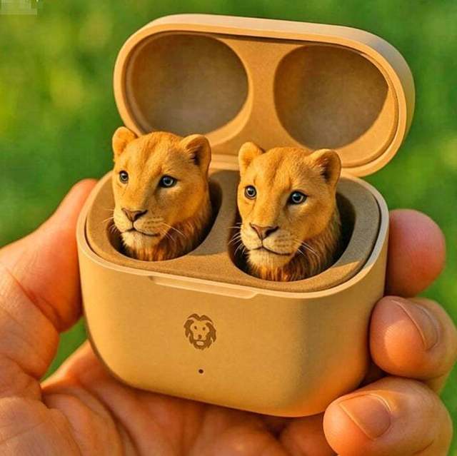 Funny 3D Frog TWS Wireless Earbuds, Cute Animal Design In-Ear Headphones, Portable Stereo Earphones for Girls Gift