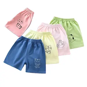 Pantaloncini per bambini 2024 pantaloncini estivi in puro cotone per bambini pantaloni corti possono aprire pantaloni singoli per bambini