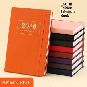 Agenda 2026 en Similicuir Modèle 002 – Carnet de Notes 365 Jours avec Suivi des Horaires – Calendrier et Planificateur Transfrontalier - Product Image 3