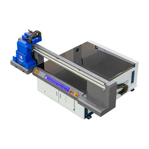 Machine d'impression à jet d'encre à plat industrielle UV automatique de nouvelle technologie pour la coquille en métal - Product Image 1