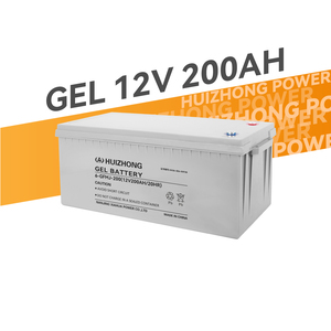 Batterie solaire GEL 12V 200Ah sans entretien à décharge profonde pour système hors réseau, stockage d'énergie éolienne avec 2000 cycles - Product Image 1