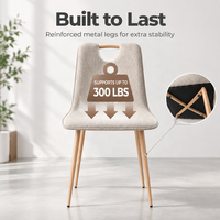 Chaise en tissu nordique de qualité commerciale, achat en gros B2B, mobilier d'hôtel et de restaurant, design moderne, OEM