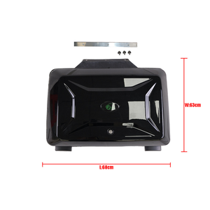 Portador de caja de almacenamiento de equipaje de engranaje montado lateral de diseño de Venta caliente 2025 con cerradura para accesorios exteriores de coche <span class=keywords><strong>Toyota</strong></span> Fortuner <span class=keywords><strong>2022</strong></span> - Product Image 2