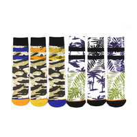 Chaussettes tricotées unisexes haut de gamme pour adultes, imprimé animal, avec logo personnalisé, pour hommes et femmes, vente en gros directe usine