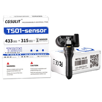 CGSULIT TS01 Système de surveillance de la pression des pneus sans fil universel 2-en-1 Wifi TPMS 315MHz 433MHz