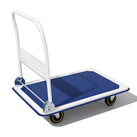 Carretilla de Plataforma Plegable de Hierro Industrial Multicolor Personalizada con 4 Ruedas 2026