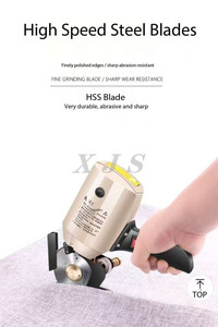 Электрический круглый нож резак ПВХ кожа боковой резак ковер машина для резки толстой текстильной ткани электрические ножницы - Product Image 6