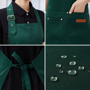 High Quality <b>Waterproof</b> Hotel Restaurant Waiter Uniform Custom Logo Kitchen <b>Apron</b> - Product Image 3