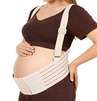 Ceinture de Maternité Haut de Gamme en Fibre de Polyester Solide, Respirante et Lavable, pour Avant et Après la Grossesse, Soulagement des Douleurs Dorsales