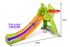 Tobogán <span class=keywords><strong>Plegable</strong></span> Multifuncional de HDPE para Niños Pequeños, Diseño de Ciervo, para Parques de Aventuras y Jardines - Product Image 2